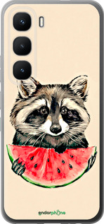 Силіконовий чехол Єнотик з кавуном для Infinix Hot 60 Pro - 4605u-4126 изображение 