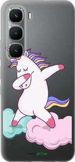 Силиконовый чехол Единорог для Infinix Hot 60 Pro - 4702u-4126 изображение 