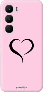 Силіконовий чехол Серце 1 для Infinix Hot 60 Pro - 4730u-4126 изображение 