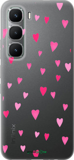 Силиконовый чехол Сердечки 2 для Infinix Hot 60 Pro - 4763u-4126 изображение 