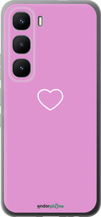 Силіконовий чехол Серце 2 для Infinix Hot 60 Pro - 4863u-4126 изображение 