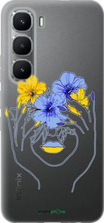 Силиконовый чехол Девушка v4 для Infinix Hot 60 Pro - 5276u-4126 изображение 