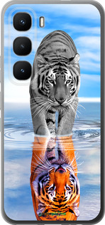 Силиконовый чехол Тигр для Infinix Hot 60 Pro - 6016u-4126 изображение 