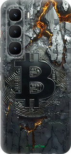 Силіконовий чехол Розпечений біткойн для Infinix Hot 60 Pro - 6091u-4126 изображение 