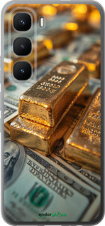 Силиконовый чехол Слитки и доллары для Infinix Hot 60 Pro - 6105u-4126 изображение 