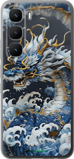 Силиконовый чехол Водяной дракон для Infinix Hot 60 Pro - 6113u-4126 изображение 