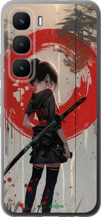 Силиконовый чехол Сумерки воина: Танец с катаной для Infinix Hot 60 Pro - 6123u-4126 изображение 