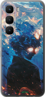 Силиконовый чехол Сатору Годжо для Infinix Hot 60 Pro - 6129u-4126 изображение 