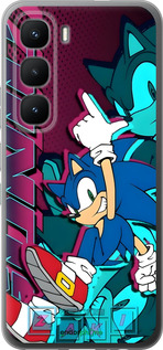 Силиконовый чехол Соник для Infinix Hot 60 Pro - 6284u-4126 изображение 