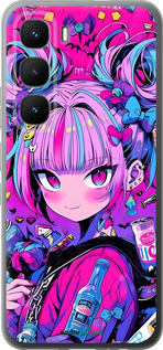 Силиконовый чехол Аниме милаха для Infinix Hot 60 Pro - 6314u-4126 изображение 