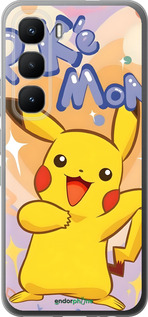 Силиконовый чехол Пикачу для Infinix Hot 60 Pro - 6383u-4126 изображение 