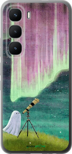 Силиконовый чехол Привидение и звезды для Infinix Hot 60 Pro - 6443u-4126 изображение 