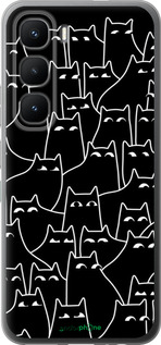 Силиконовый чехол С изображением кошек для Infinix Hot 60 Pro - 6470u-4126 изображение 