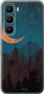 Силиконовый чехол Звездный лес для Infinix Hot 60 Pro - 6480u-4126 изображение 