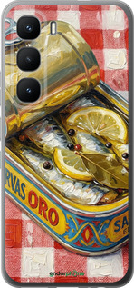 Силиконовый чехол Vintage Sardine Tin Phone для Infinix Hot 60 Pro - 6772u-4126 изображение 