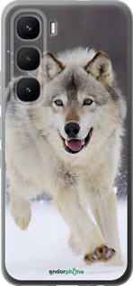 Силиконовый чехол Бегущий волк для Infinix Hot 60 Pro - 826u-4126 изображение 