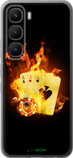 Силиконовый чехол Горящие карты для Infinix Hot 60 Pro - 839u-4126 изображение 