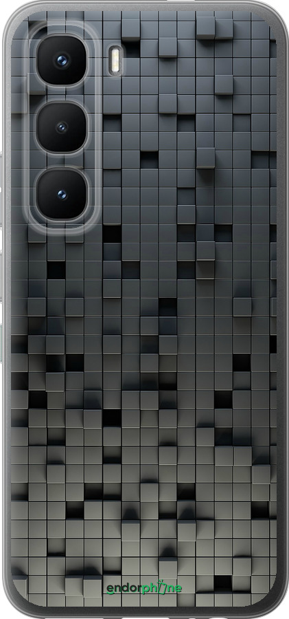 Силиконовый чехол Кубики для Infinix Hot 60 Pro - 1061u-4126 изображение 