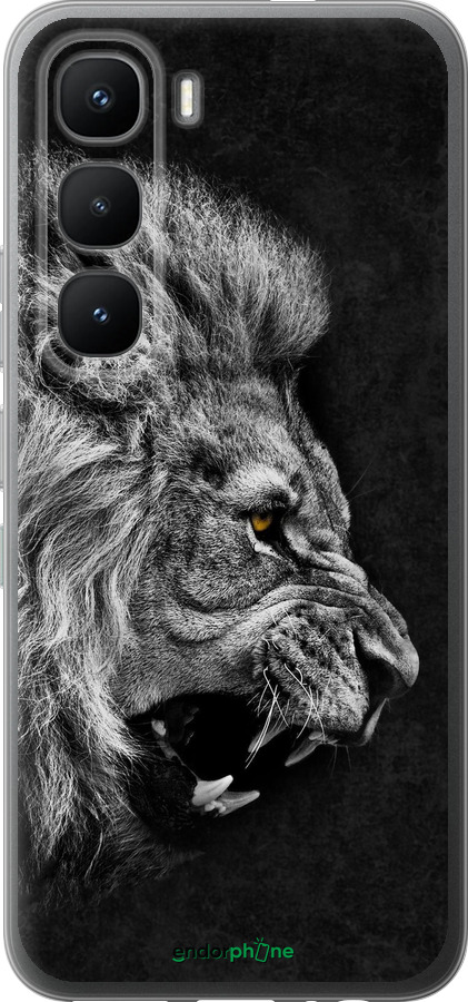 Силиконовый чехол Лев для Infinix Hot 60 Pro - 1080u-4126 изображение 