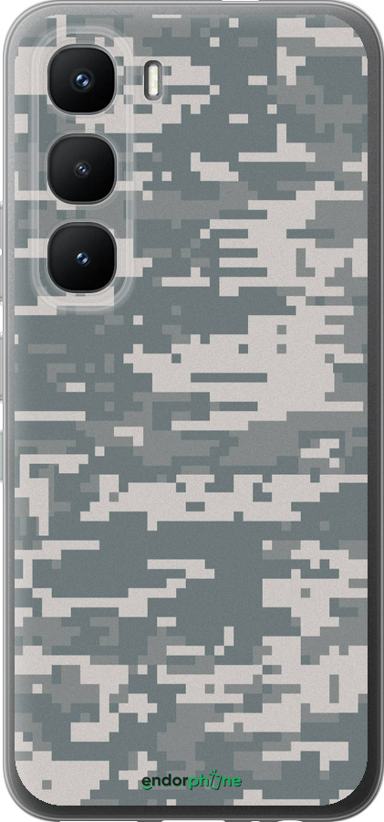 Силиконовый чехол Камуфляж для Infinix Hot 60 Pro - 1085u-4126 изображение 