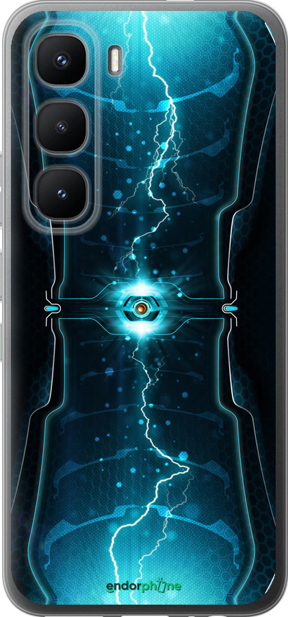 Силиконовый чехол Молнии в цилиндре для Infinix Hot 60 Pro - 120u-4126 изображение 