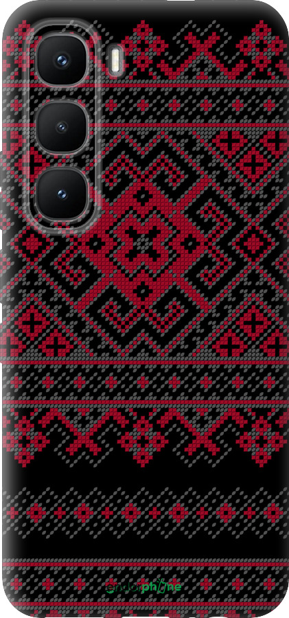 Силіконовий чехол Вишиванка 52 для Infinix Hot 60 Pro - 1763u-4126 изображение 