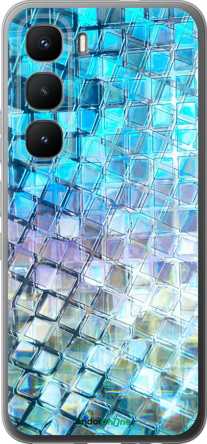 Силиконовый чехол Переливающаяся чешуя для Infinix Hot 60 Pro - 227u-4126 изображение 