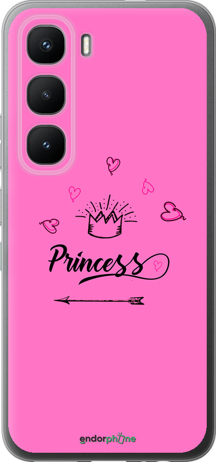 Силиконовый чехол Princess для Infinix Hot 60 Pro - 4361u-4126 изображение 