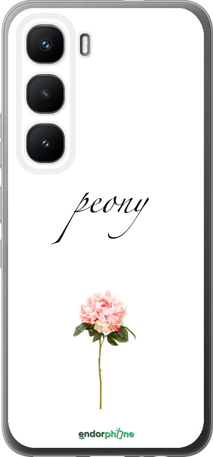 Силиконовый чехол Пион для Infinix Hot 60 Pro - 4366u-4126 изображение 