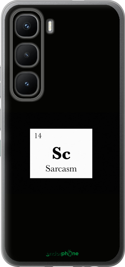 Силіконовий чехол Сарказм для Infinix Hot 60 Pro - 4501u-4126 изображение 