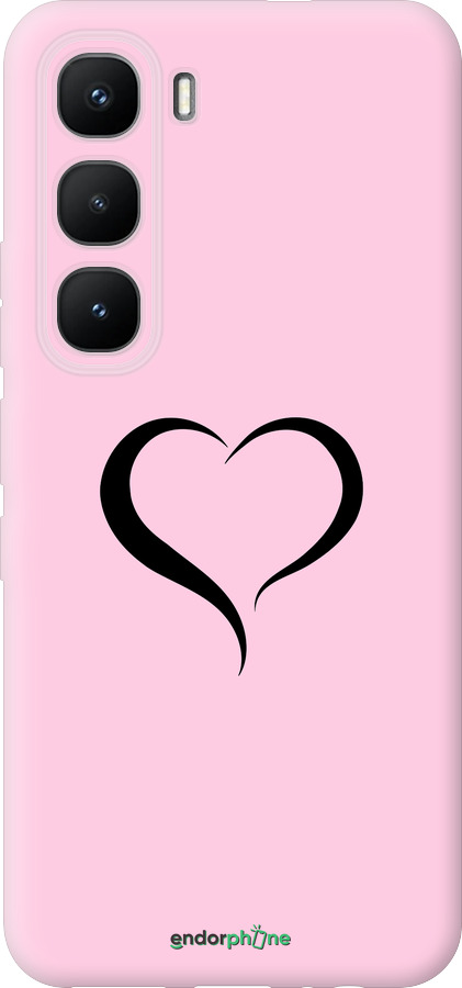 Силіконовий чехол Серце 1 для Infinix Hot 60 Pro - 4730u-4126 изображение 