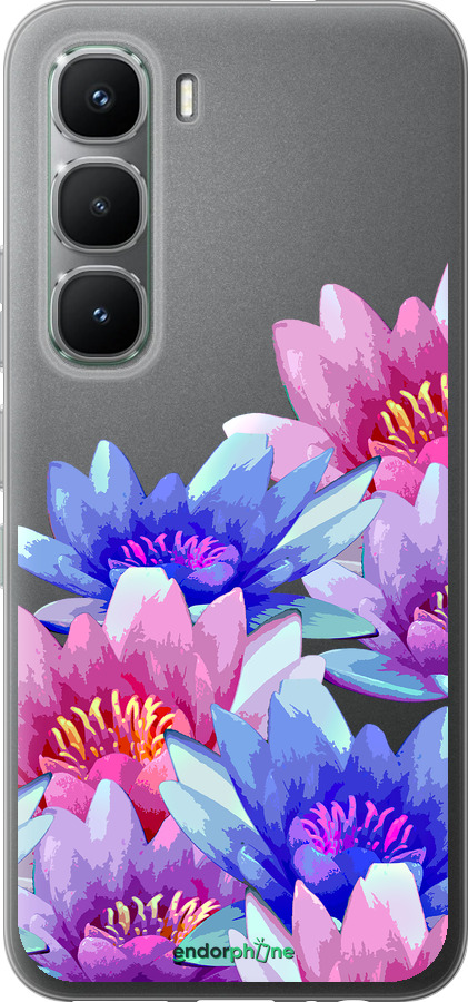 Силиконовый чехол Лотос для Infinix Hot 60 Pro - 4862u-4126 изображение 