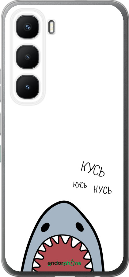 Силиконовый чехол Акула для Infinix Hot 60 Pro - 4870u-4126 изображение 