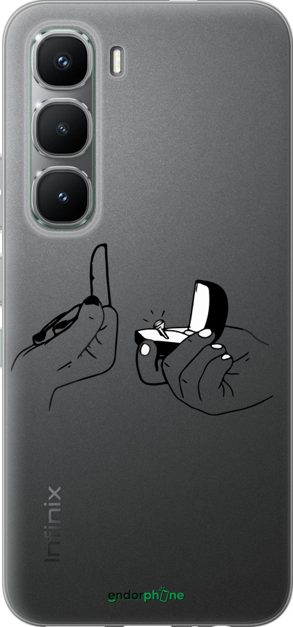 Силиконовый чехол Предложение для Infinix Hot 60 Pro - 4898u-4126 изображение 