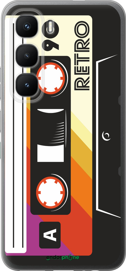 Силиконовый чехол Кассета с90 v4 для Infinix Hot 60 Pro - 5532u-4126 изображение 