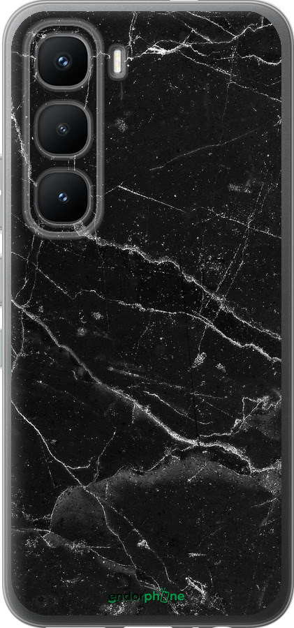 Силіконовий чехол Чорний мармур v2 для Infinix Hot 60 Pro - 5568u-4126 изображение 