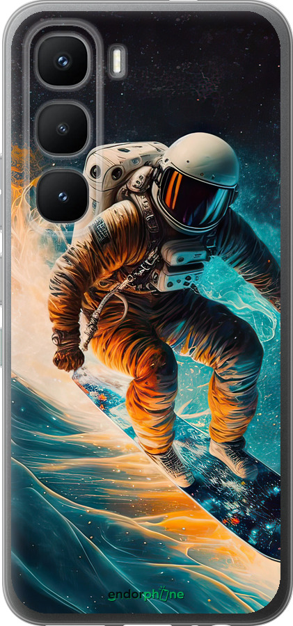 Силиконовый чехол Сноубордист для Infinix Hot 60 Pro - 5604u-4126 изображение 