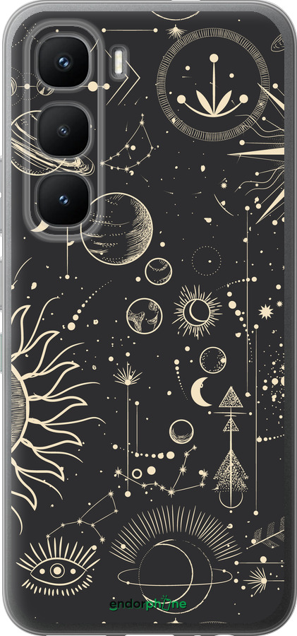 Силиконовый чехол Фаза луны для Infinix Hot 60 Pro - 5605u-4126 изображение 