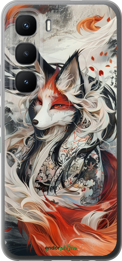 Силиконовый чехол Дух кицунэ' для Infinix Hot 60 Pro - 6107u-4126 изображение 