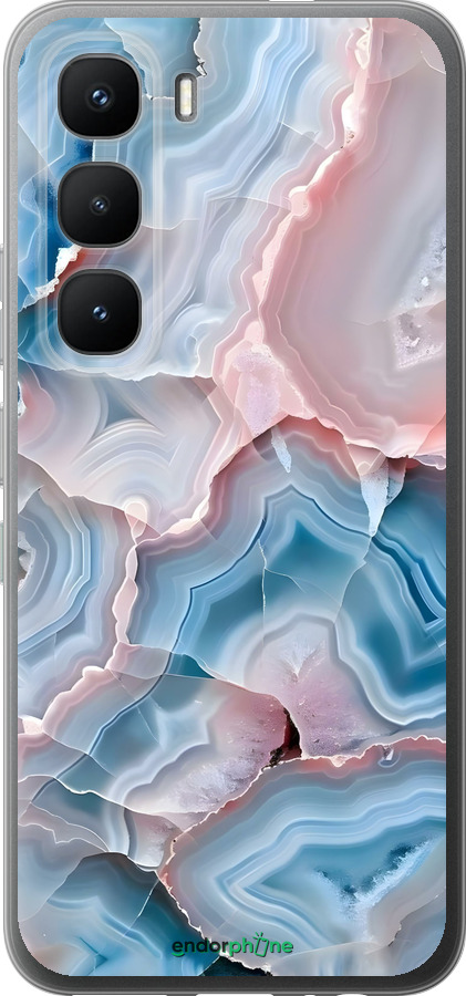 Силиконовый чехол Мрамор для Infinix Hot 60 Pro - 6306u-4126 изображение 
