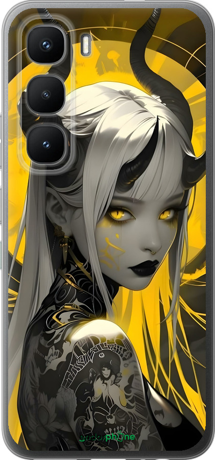 Силиконовый чехол Аниме демон 2 для Infinix Hot 60 Pro - 6309u-4126 изображение 