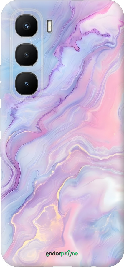 Силиконовый чехол Нежный мрамор для Infinix Hot 60 Pro - 6310u-4126 изображение 