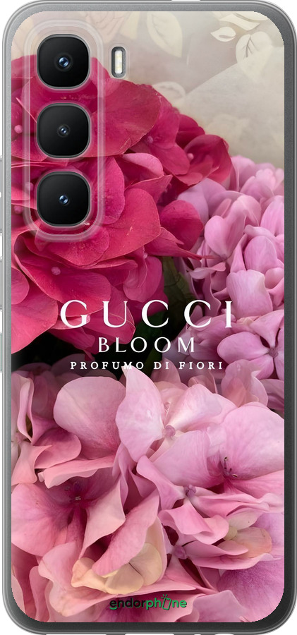 Силиконовый чехол Гучи для Infinix Hot 60 Pro - 6341u-4126 изображение 