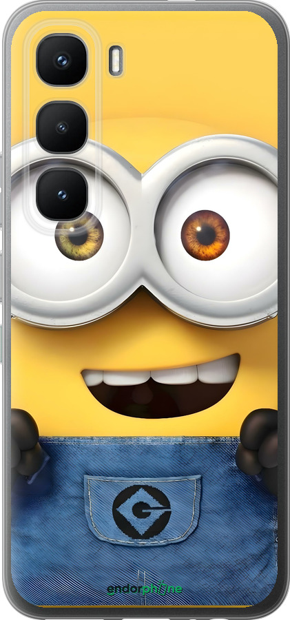 Силиконовый чехол Миньон для Infinix Hot 60 Pro - 6389u-4126 изображение 