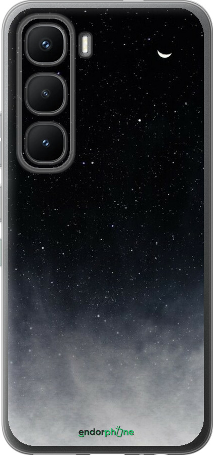 Силиконовый чехол Сині хмари, Синій місяць для Infinix Hot 60 Pro - 6396u-4126 изображение 