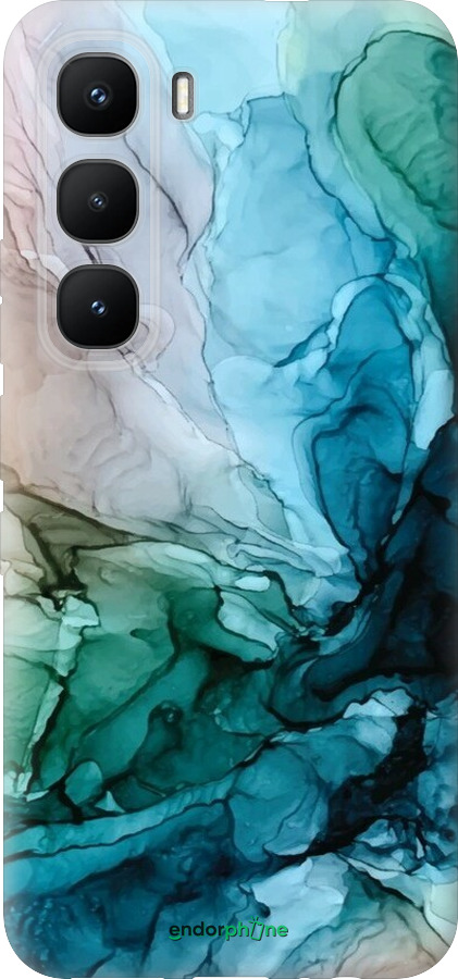 Силиконовый чехол С красочной абстрактной картиной Соленые берега для Infinix Hot 60 Pro - 6405u-4126 изображение 