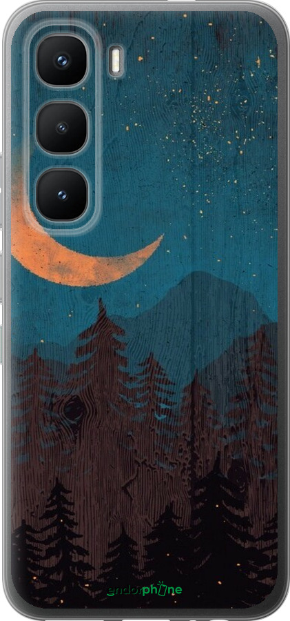 Силиконовый чехол Звездный лес для Infinix Hot 60 Pro - 6480u-4126 изображение 