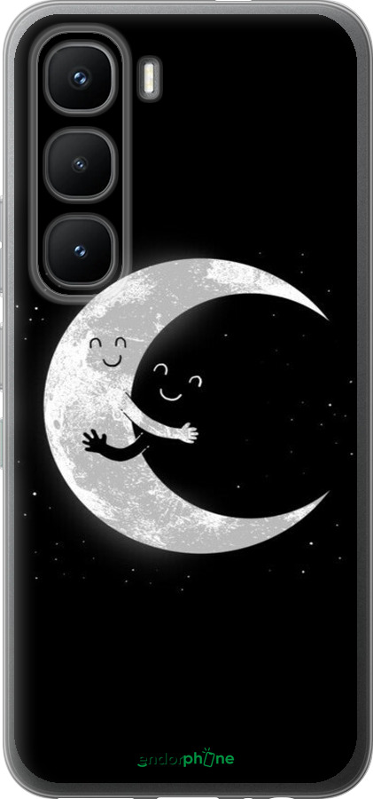 Силиконовый чехол Лунные объятия для Infinix Hot 60 Pro - 6508u-4126 изображение 