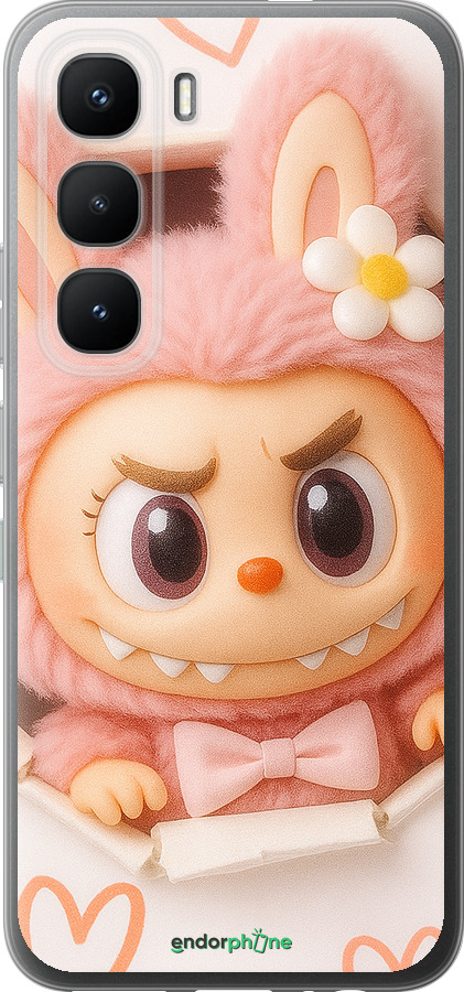 Силиконовый чехол Лабубу 2 для Infinix Hot 60 Pro - 6710u-4126 изображение 