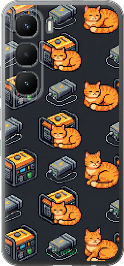 Силиконовый чехол Autonomous Zone для Infinix Hot 60 Pro - 6771u-4126 изображение 